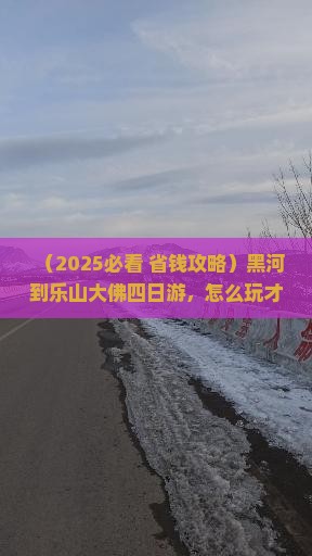 黑河到四川乐山大佛四日游