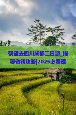 鹤壁去四川成都二日游