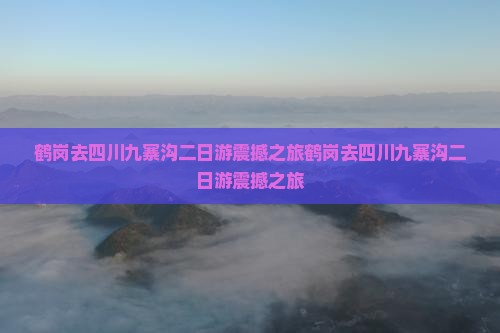 鹤岗去四川九寨沟二日游