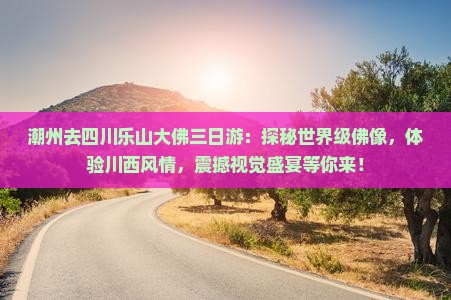潮州去四川乐山大佛三日游