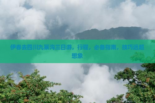 伊春去四川九寨沟三日游