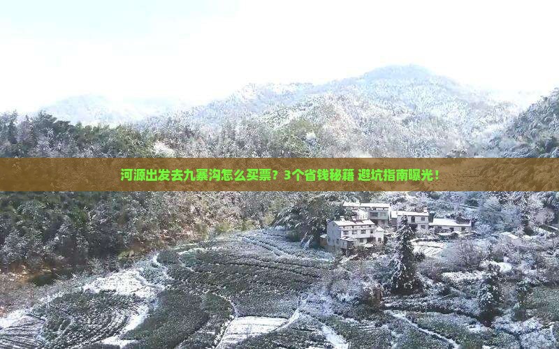 河源到四川九寨沟门票