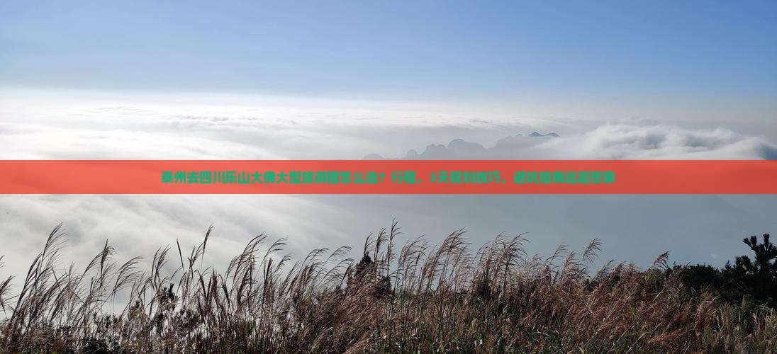 泰州去四川乐山大佛大型旅游团