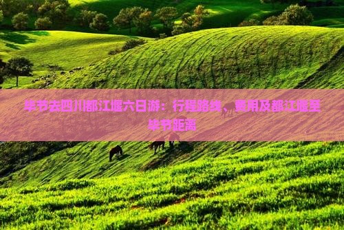 毕节去四川都江堰六日游：行程路线、费用及都江堰至毕节距离