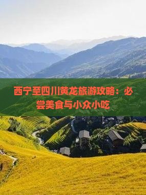 西宁至四川黄龙旅游攻略：必尝美食与小众小吃