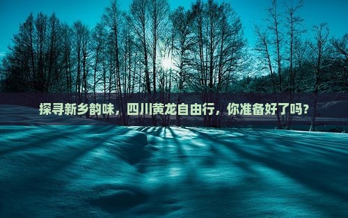 新乡到四川黄龙自由团