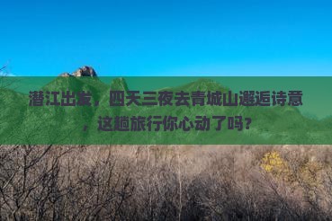 潜江到四川青城山四日游
