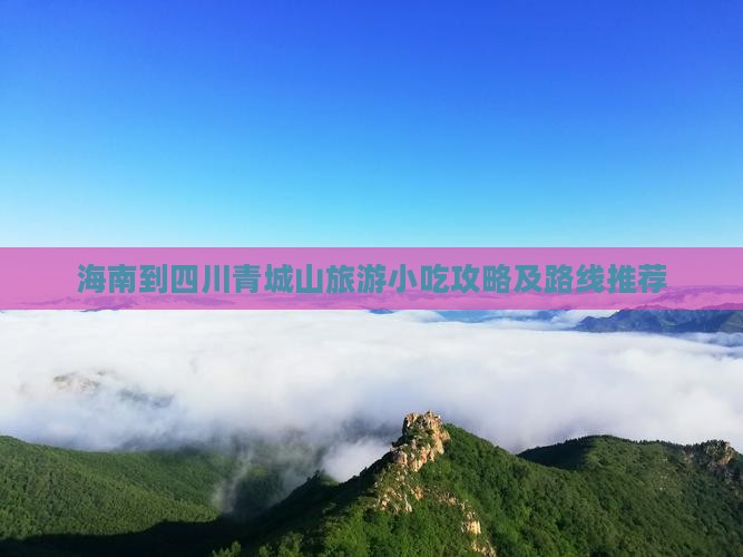 海南到四川青城山旅游小吃