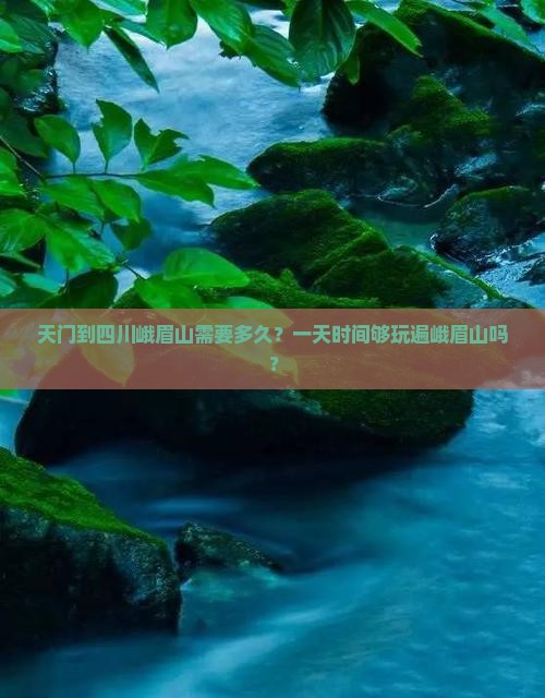 天门去四川峨眉山一日