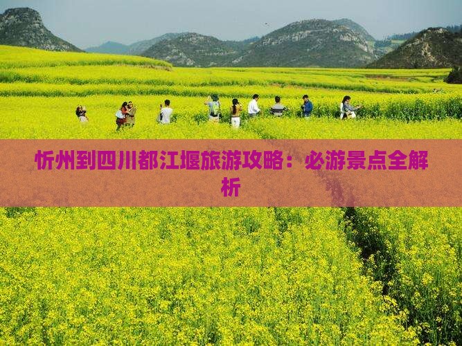 忻州到四川都江堰二日游