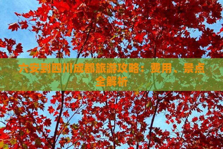 六安到四川成都门票