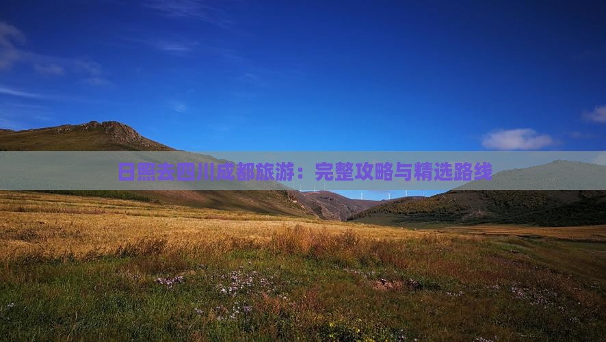日照去四川成都旅游：完整攻略与精选路线