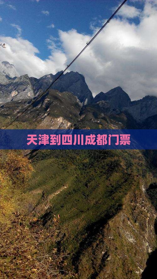 天津到四川成都门票