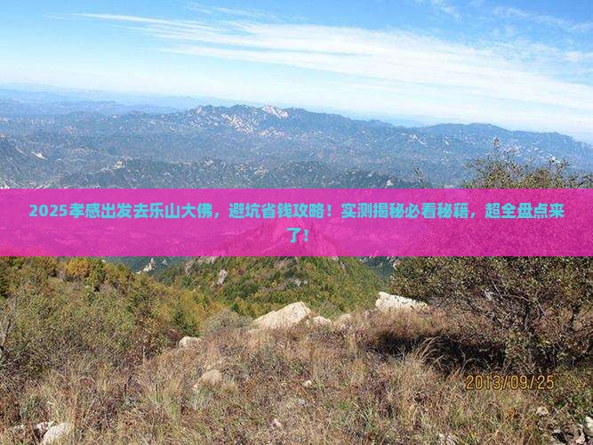 孝感去四川乐山大佛旅行社