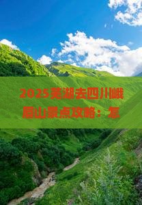 芜湖去四川峨眉山景点