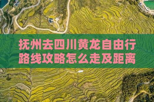 抚州去四川黄龙自由行