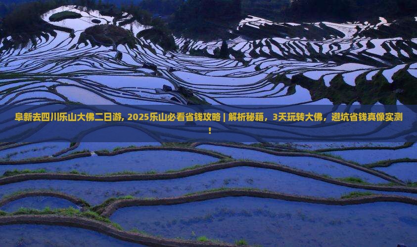 阜新去四川乐山大佛二日游