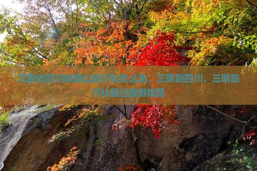 三明去四川峨眉山旅行社