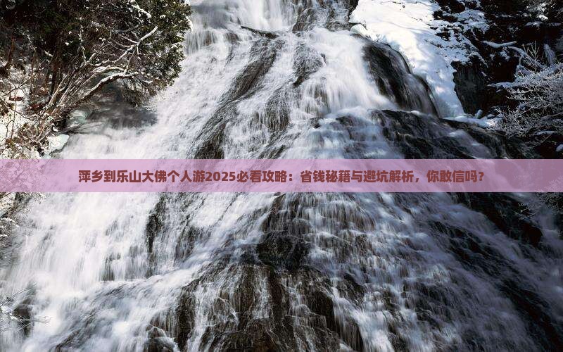 萍乡到四川乐山大佛个人游