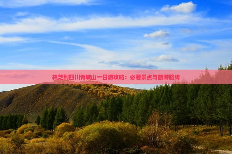 林芝到四川青城山一日