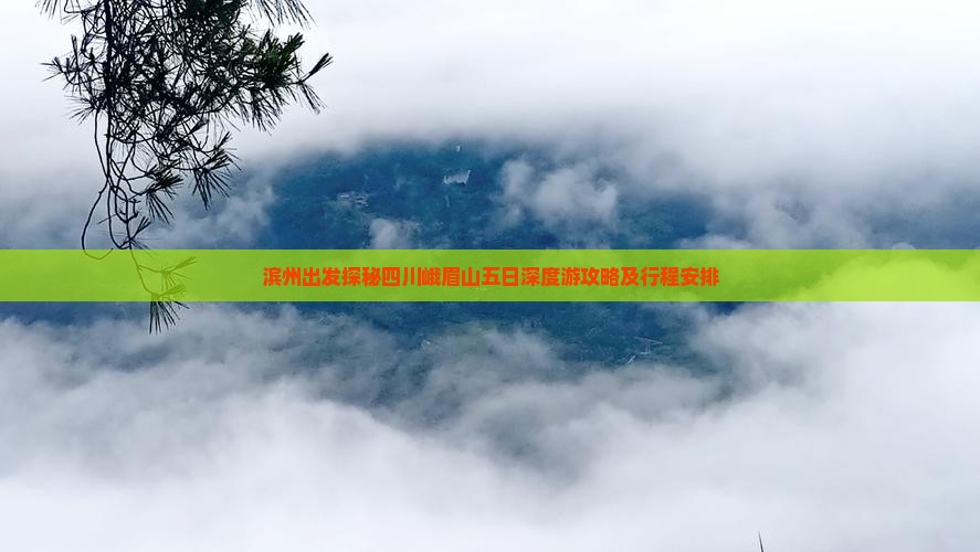 滨州出发探秘四川峨眉山五日深度游攻略及行程安排