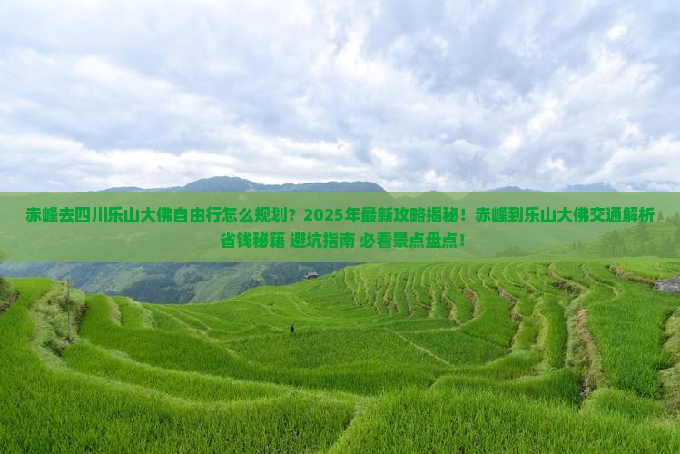 赤峰去四川乐山大佛自由行