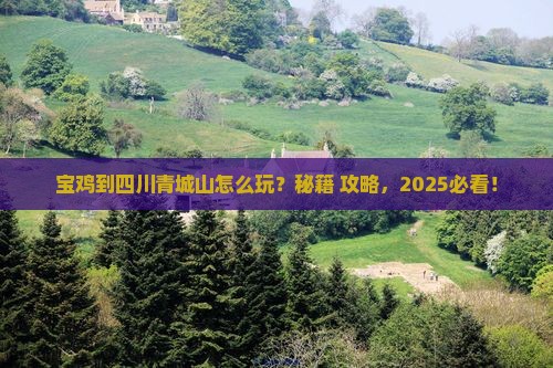 宝鸡到四川青城山哪里玩