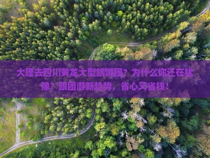 大理去四川黄龙大型旅游团