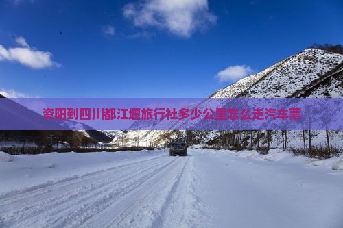 资阳到四川都江堰旅行社