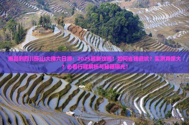 南昌到四川乐山大佛六日游