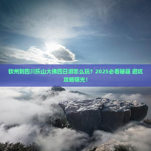 钦州到四川乐山大佛四日游