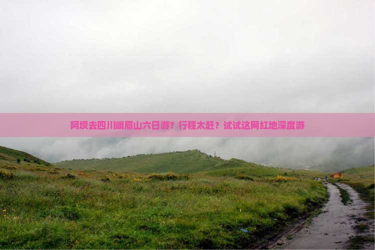 阿坝去四川峨眉山六日游