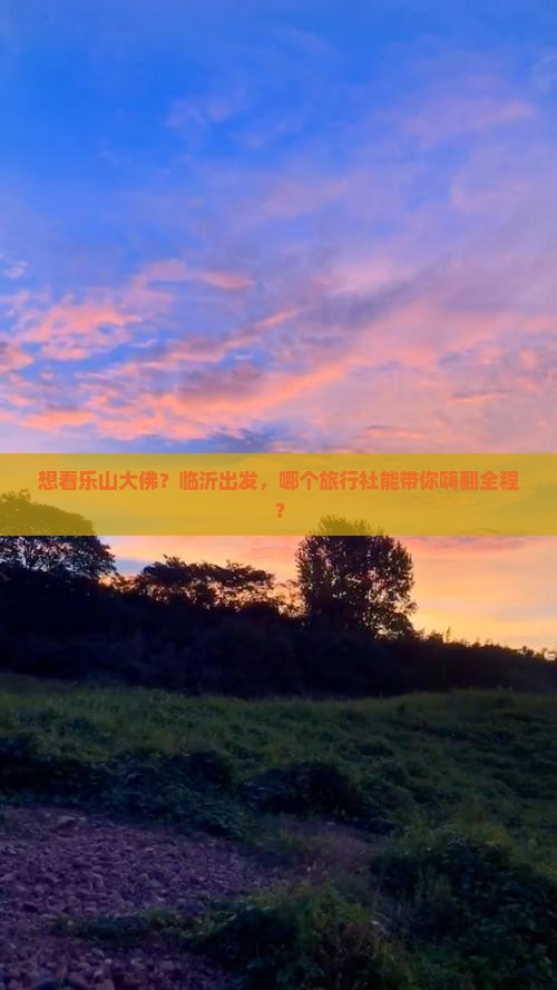 临沂到四川乐山大佛旅行社