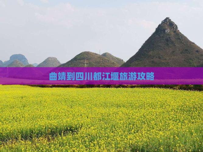 曲靖到四川都江堰团体旅游