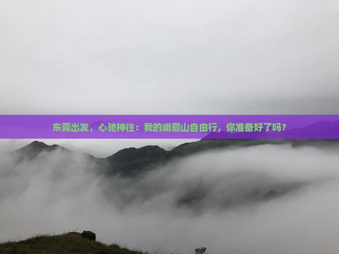 东莞到四川峨眉山自由团
