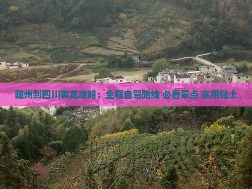 随州到四川黄龙攻略