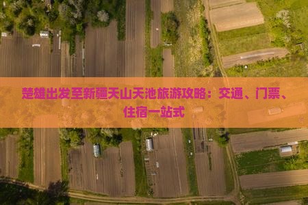 楚雄出发至新疆天山天池旅游攻略：交通、门票、住宿一站式