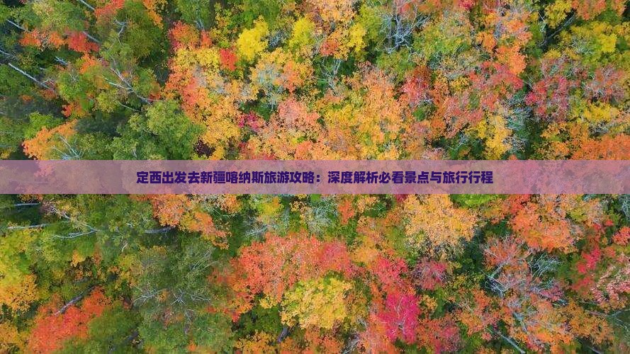 定西出发去新疆喀纳斯旅游攻略：深度解析必看景点与旅行行程