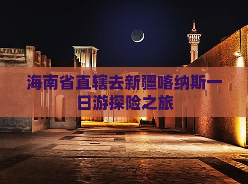 海南省直辖去新疆喀纳斯一日游探险之旅