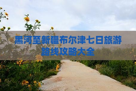 黑河至新疆布尔津七日旅游路线攻略大全