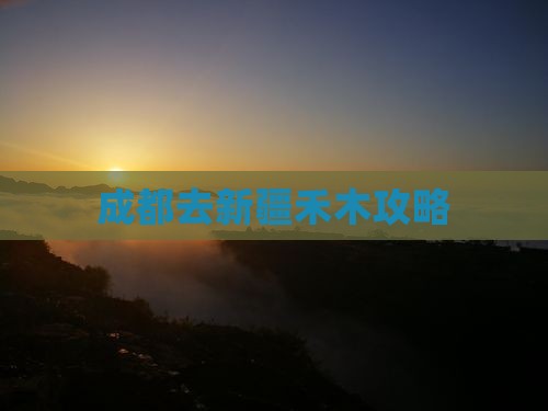 成都去新疆禾木攻略