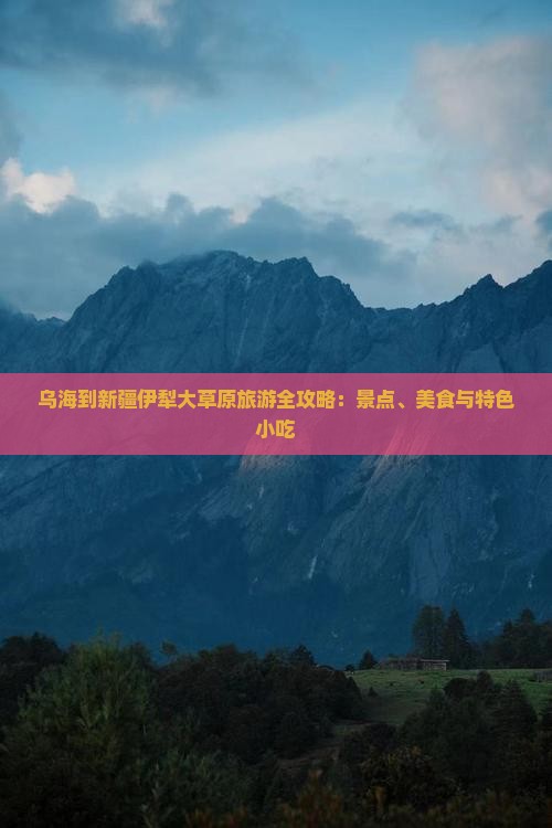 乌海到新疆伊犁大草原旅游全攻略：景点、美食与特色小吃