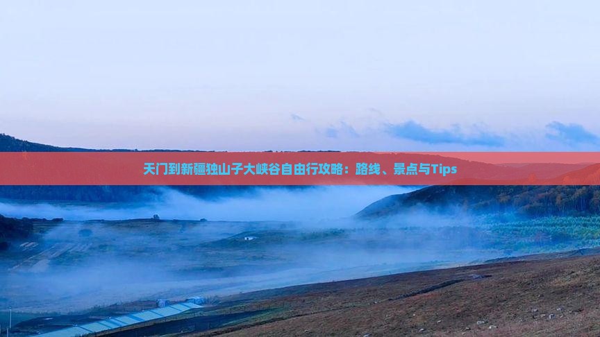 天门到新疆独山子大峡谷自由行攻略：路线、景点与Tips