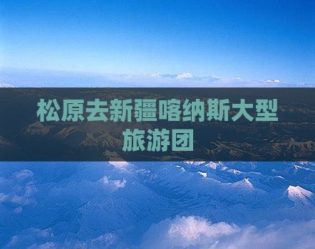 松原去新疆喀纳斯大型旅游团