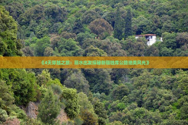《4天穿越之旅：丽水出发探秘新疆独库公路绝美风光》