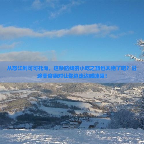 怒江到新疆可可托海旅游小吃