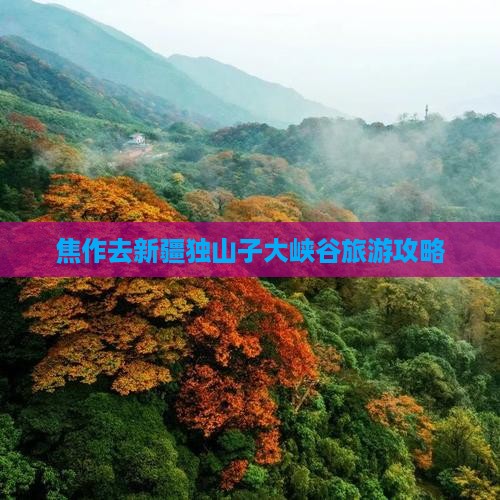 焦作去新疆独山子大峡谷必去地