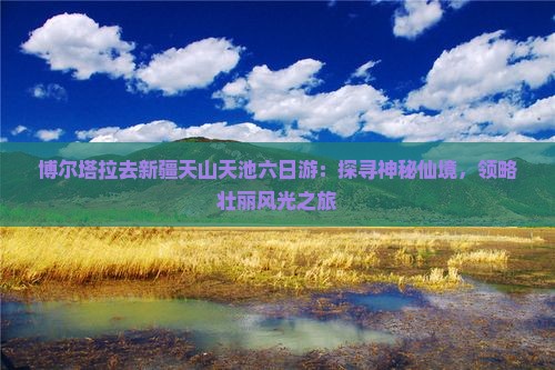 博尔塔拉去新疆天山天池六日游：探寻神秘仙境，领略壮丽风光之旅