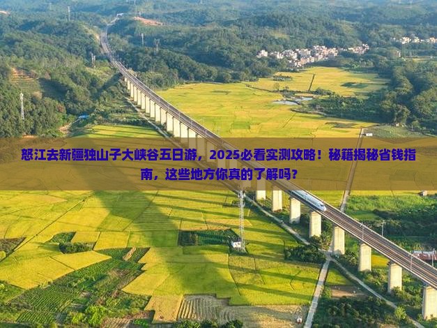 怒江去新疆独山子大峡谷五日游