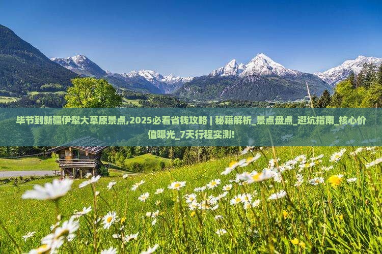 毕节到新疆伊犁大草原景点